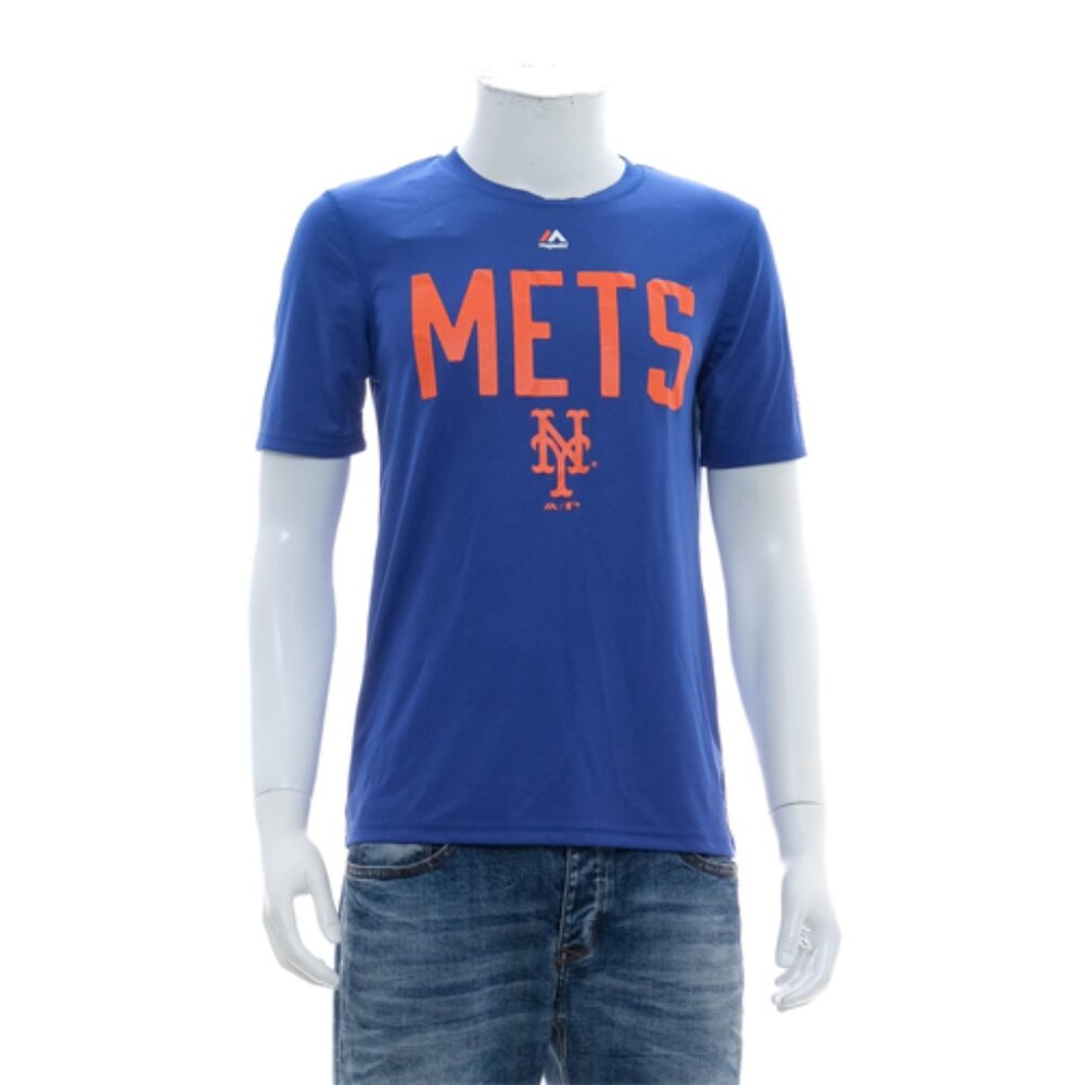 Majestic Kids' New York Mets Cool Base T-Shirt Size XL